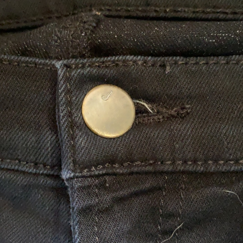 J Brand The Pencil Leg in Shadow Black Skinny Low Rise Jeans Size 25 inseam 34" - Picture 5 of 11